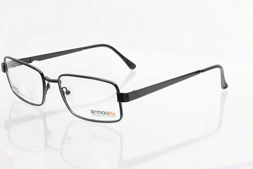 ArmouRx 7013 BLK 54-17-140mm Eyeglass FRAMES ONLY - NEW WITH DEFECTS - READ